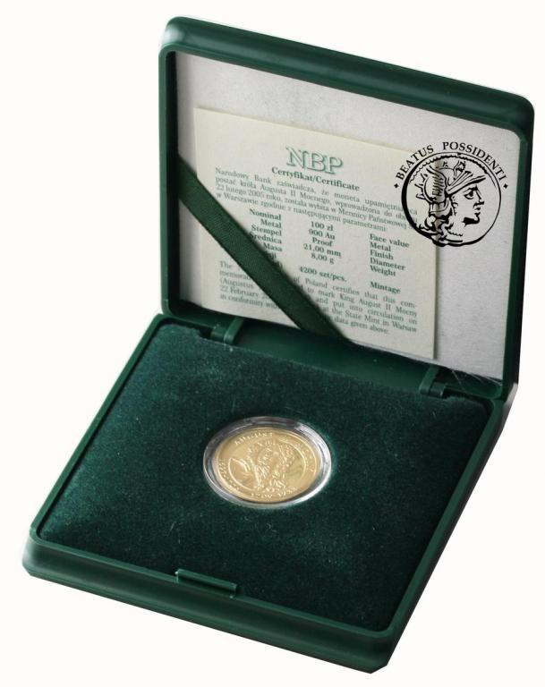 Polska 100 złotych 2005 August II Mocny st. L