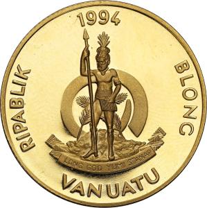 Republik Vanuatu. 100 Vatu 1994 - Rzadkie