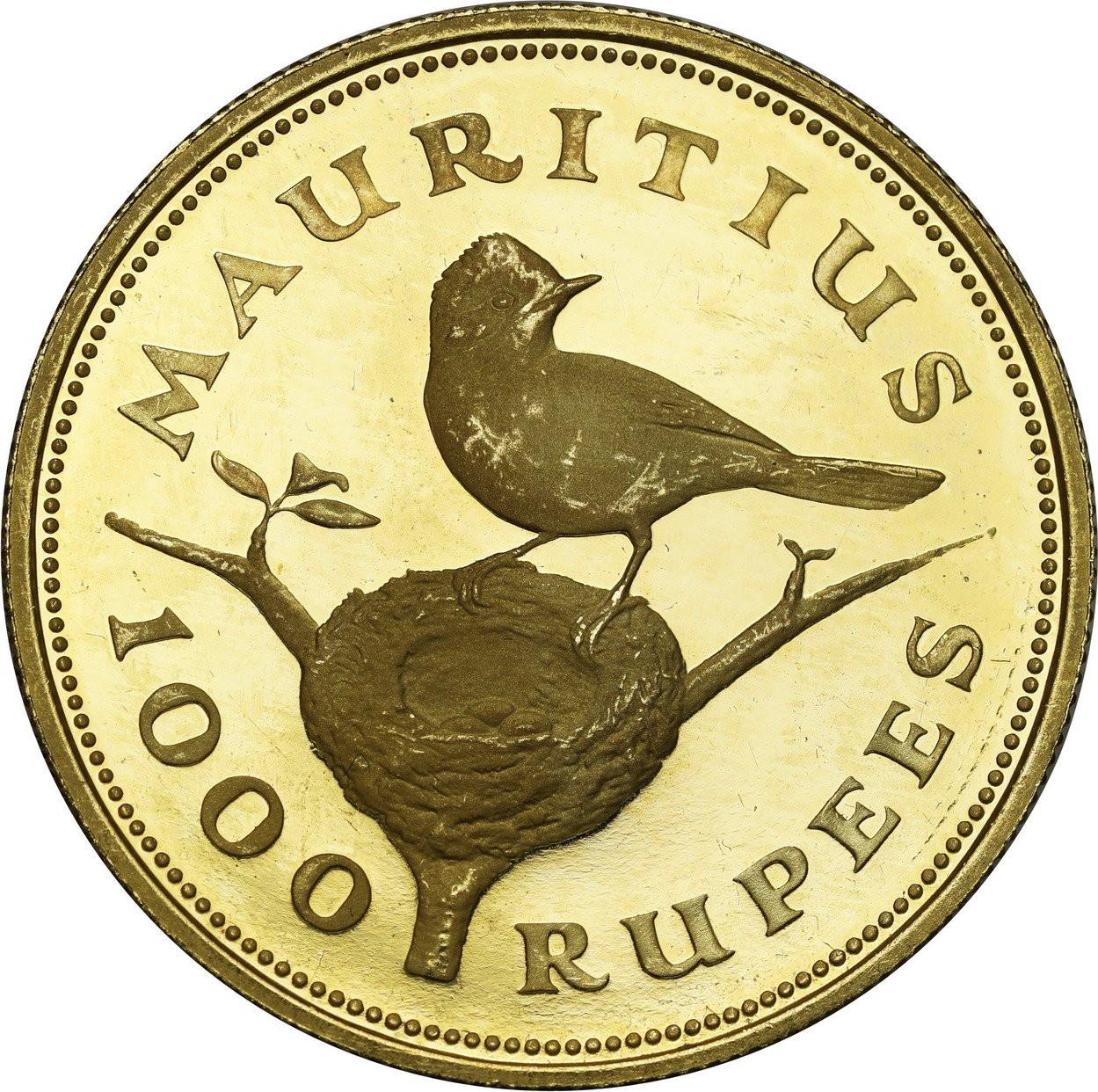 Mauritius 1000 Rupees (Rupii) 1975 - BARDZO NISKI NAKŁAD!