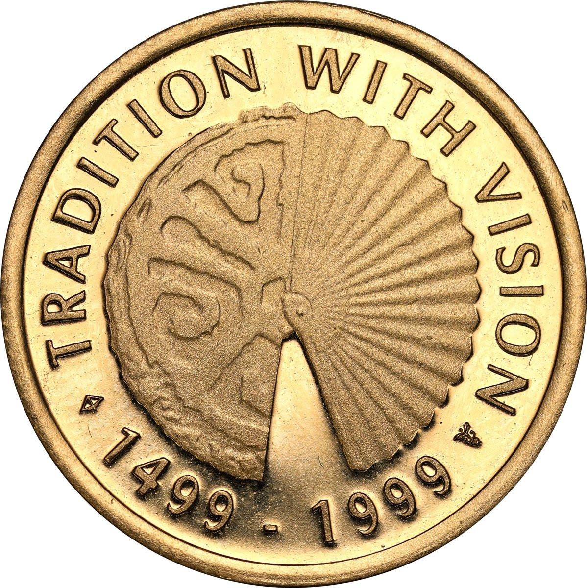 Aruba. 100 florenów 1999 - 500. rocznica odkrycia Aruby