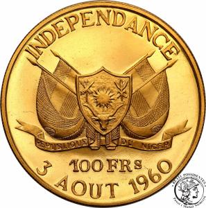 Nigeria 100 Franków 1960 Prezydent Hamani - NISKI NAKŁAD