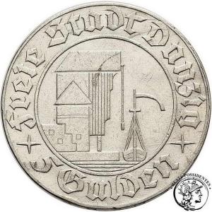 Wolne Miasto Gdańsk 5 Guldenów 1932 st. 3+