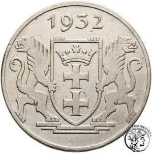 Wolne Miasto Gdańsk 5 Guldenów 1932 st. 3+