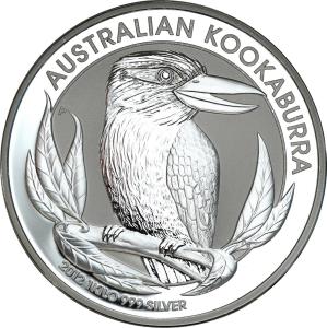 Australia 30 dolarów 2012 Kookaburra SREBRO 1 kg Ag .999