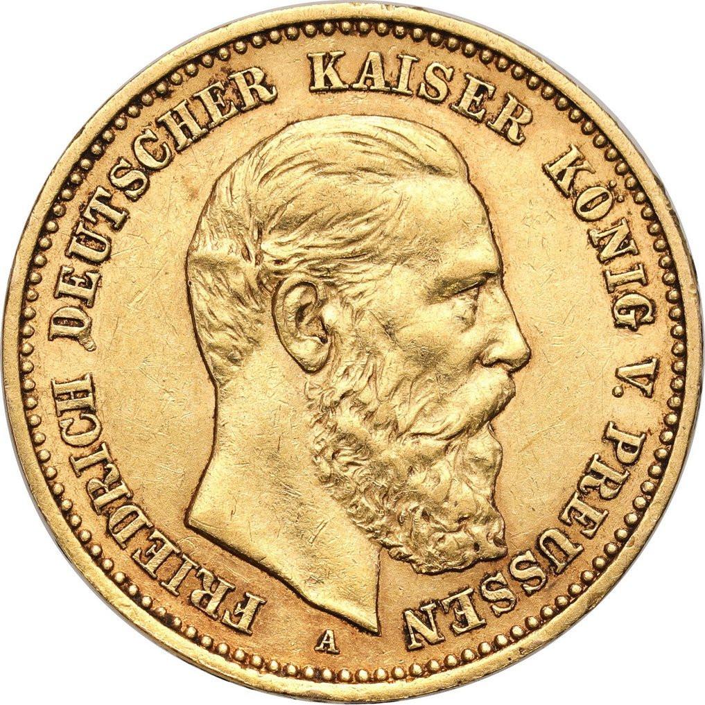 Niemcy, Prusy. Fryderyk 10 marek 1888 A, Berlin
