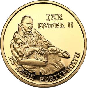 III RP. 200 złotych 2003 Jan Paweł II 25 lat Pontyfikatu
