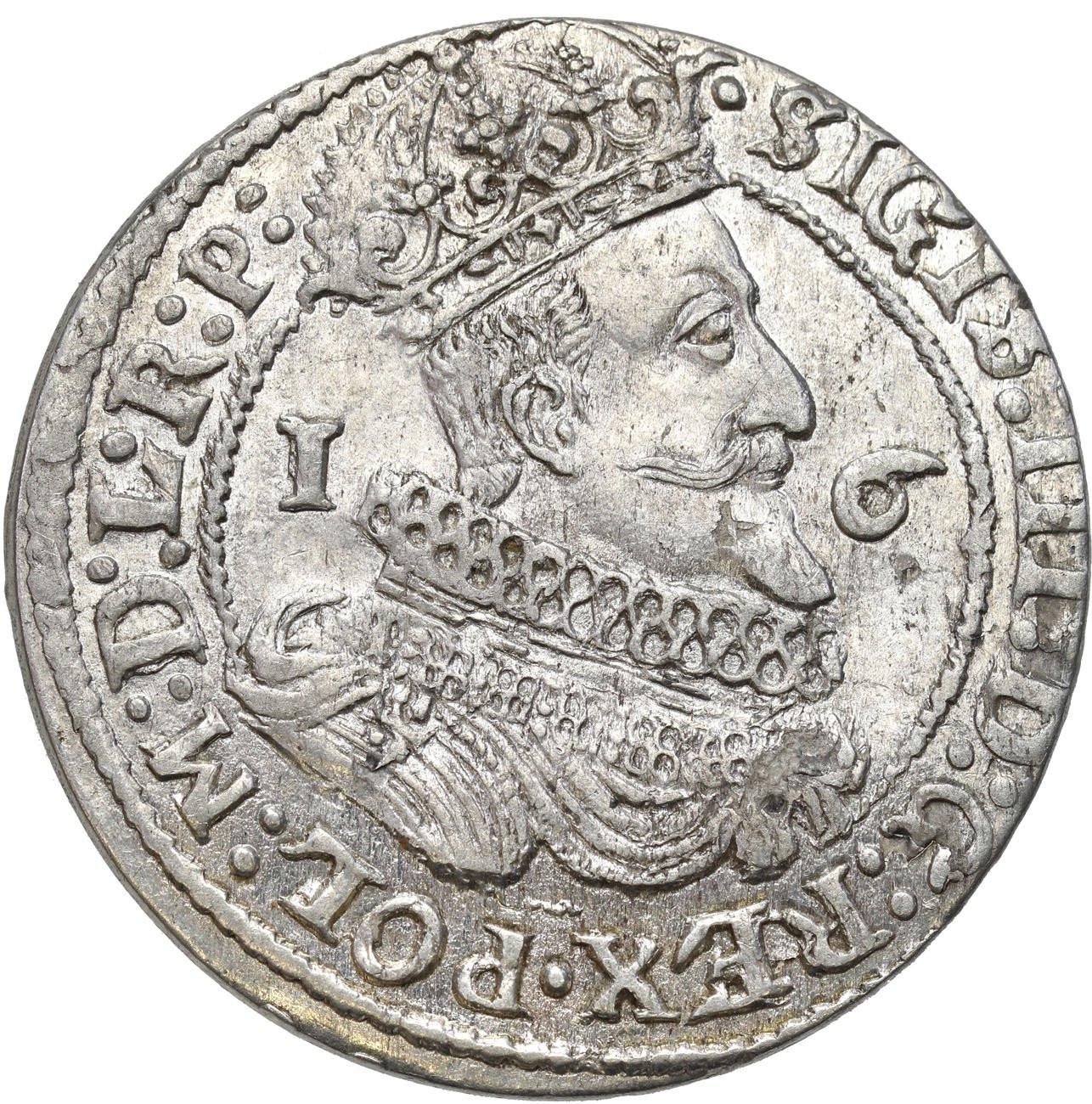 Zygmunt III Waza. Ort (18 groszy) 1625, Gdańsk - PIĘKNY