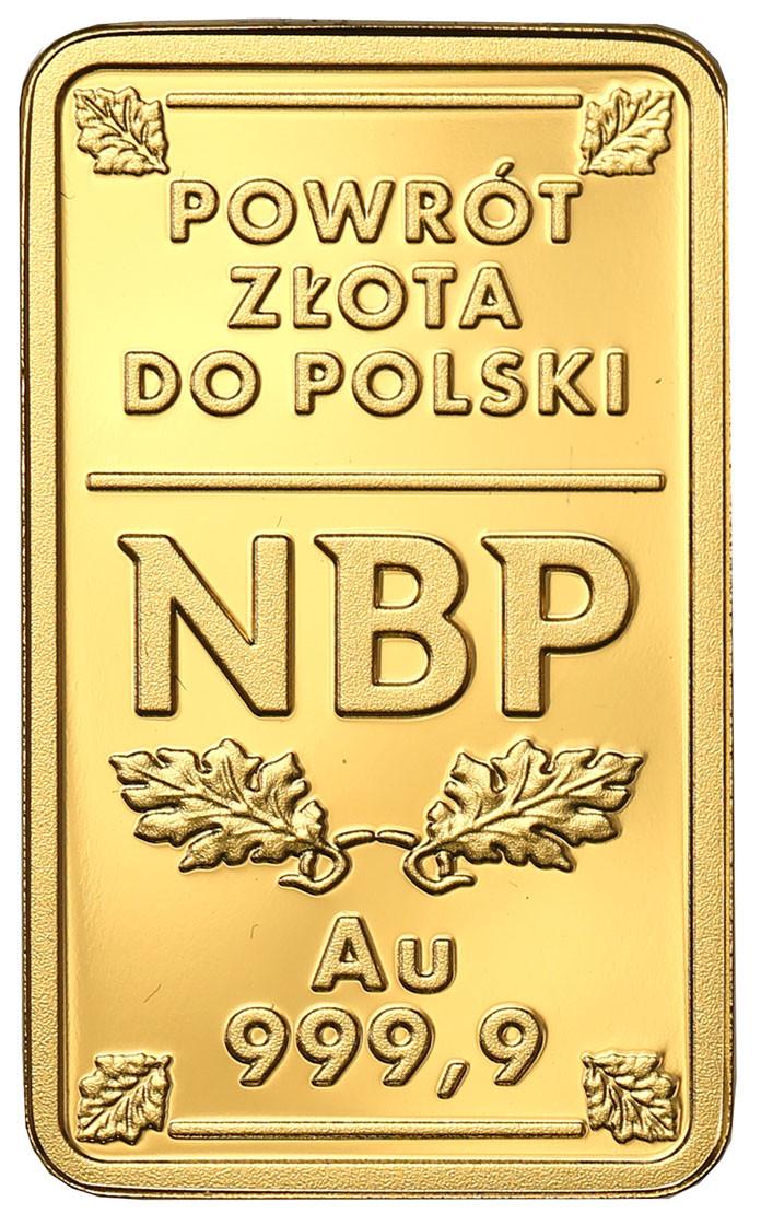 100 złotych 2019 Powrót złota do Polski st.L