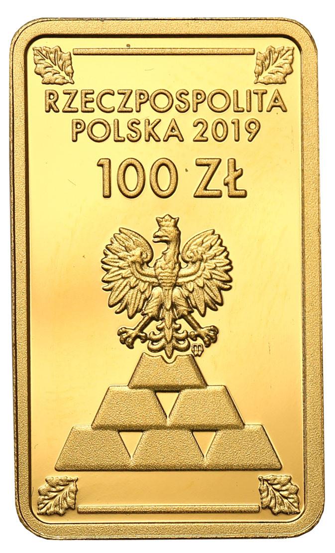 100 złotych 2019 Powrót złota do Polski st.L