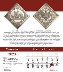 Kalendarz numizmatyczny 2023 NIEMCZYK - limitowana edycja!