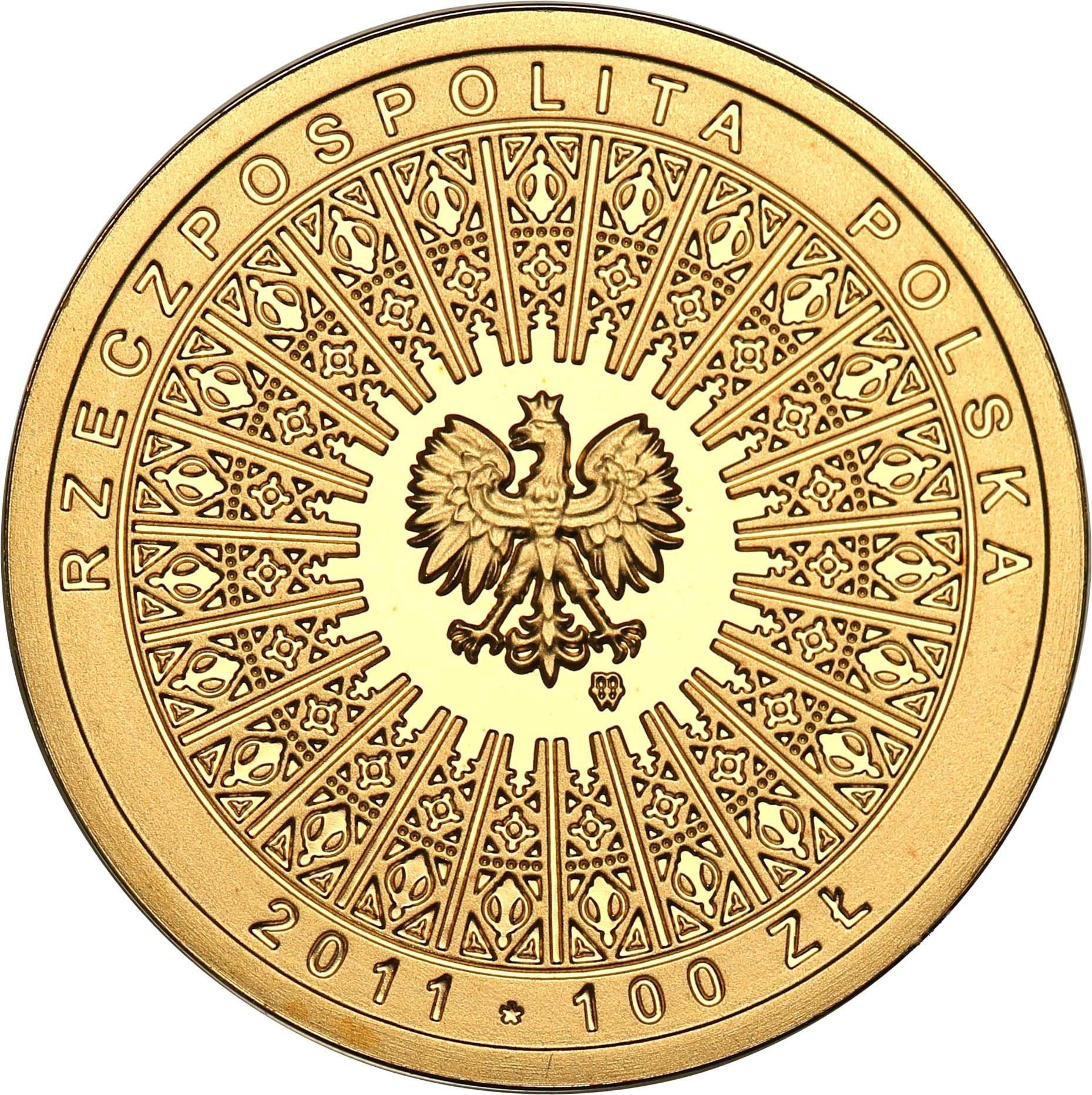 100 złotych 2011 Beatyfikacja Jana Pawła II - ZŁOTO