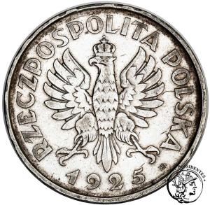 Polska II RP PRÓBA Srebro 5 zł 1925 Konstytucja 81 perełek st. 2