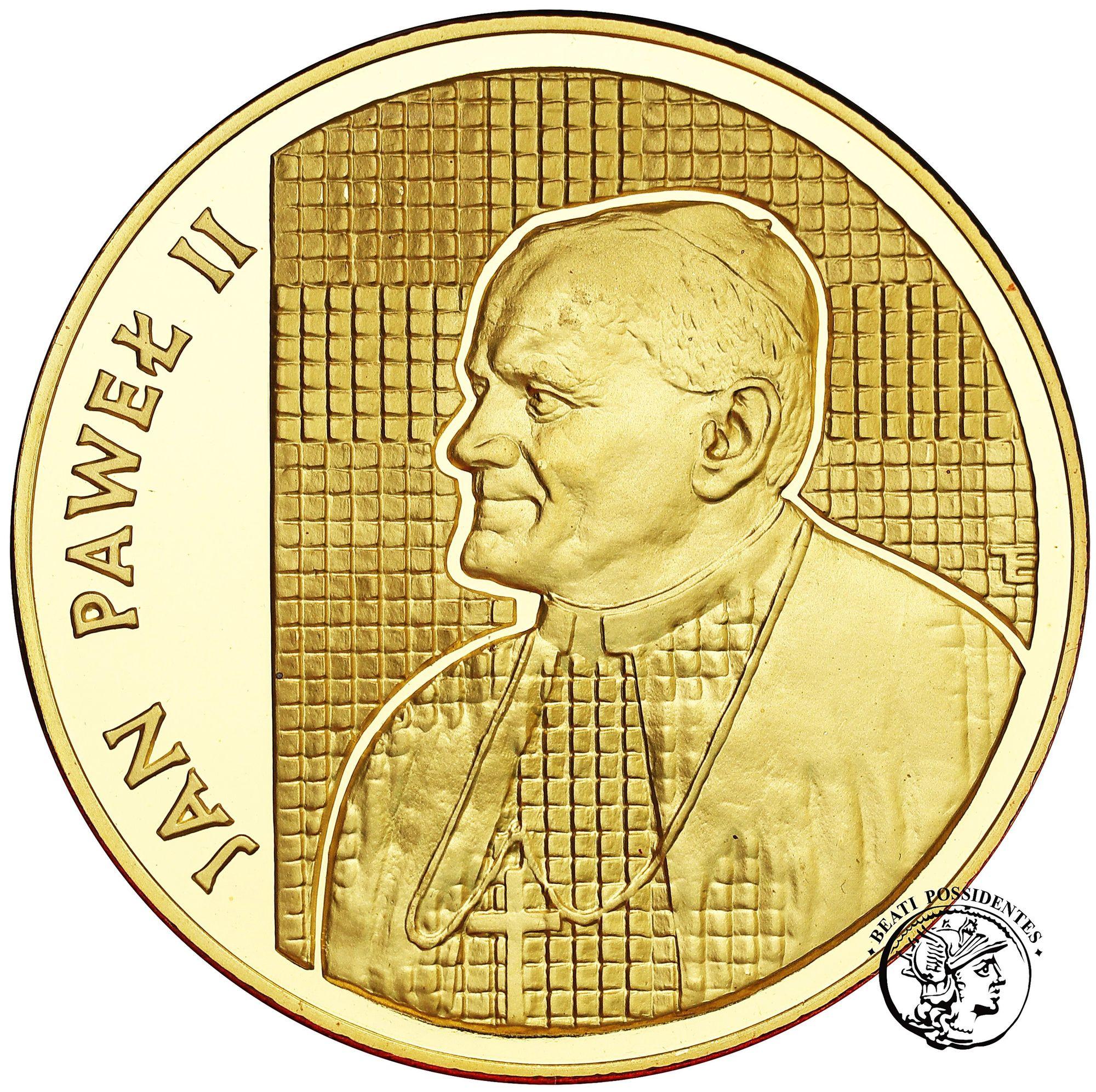 Polska 200 000 złotych 1989 Jan Paweł II „kratka”  st. L