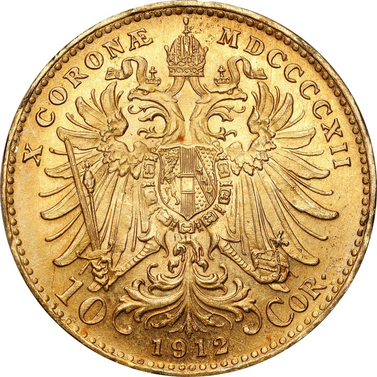 Austria 10 Koron 1912 Franciszek Józef I - ZŁOTO