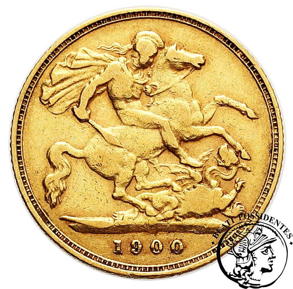 Wielka Brytania 1/2 Suwerena 1900 st.3