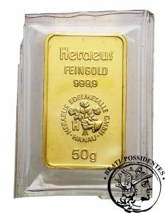 Sztabka Niemcy 50 g Au 999,9