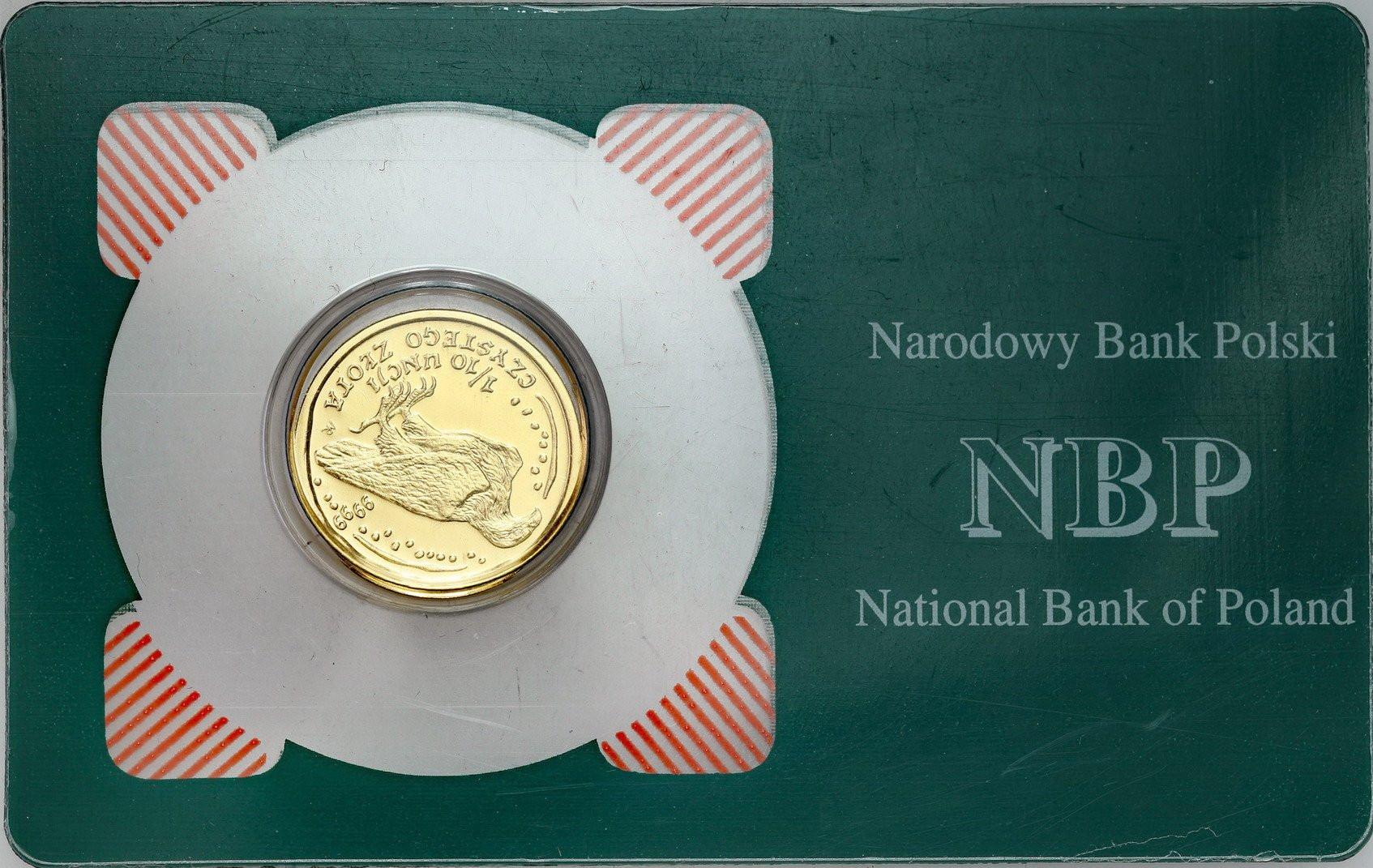 50 złotych 2004 Orzeł Bielik - 1/10 uncji złota