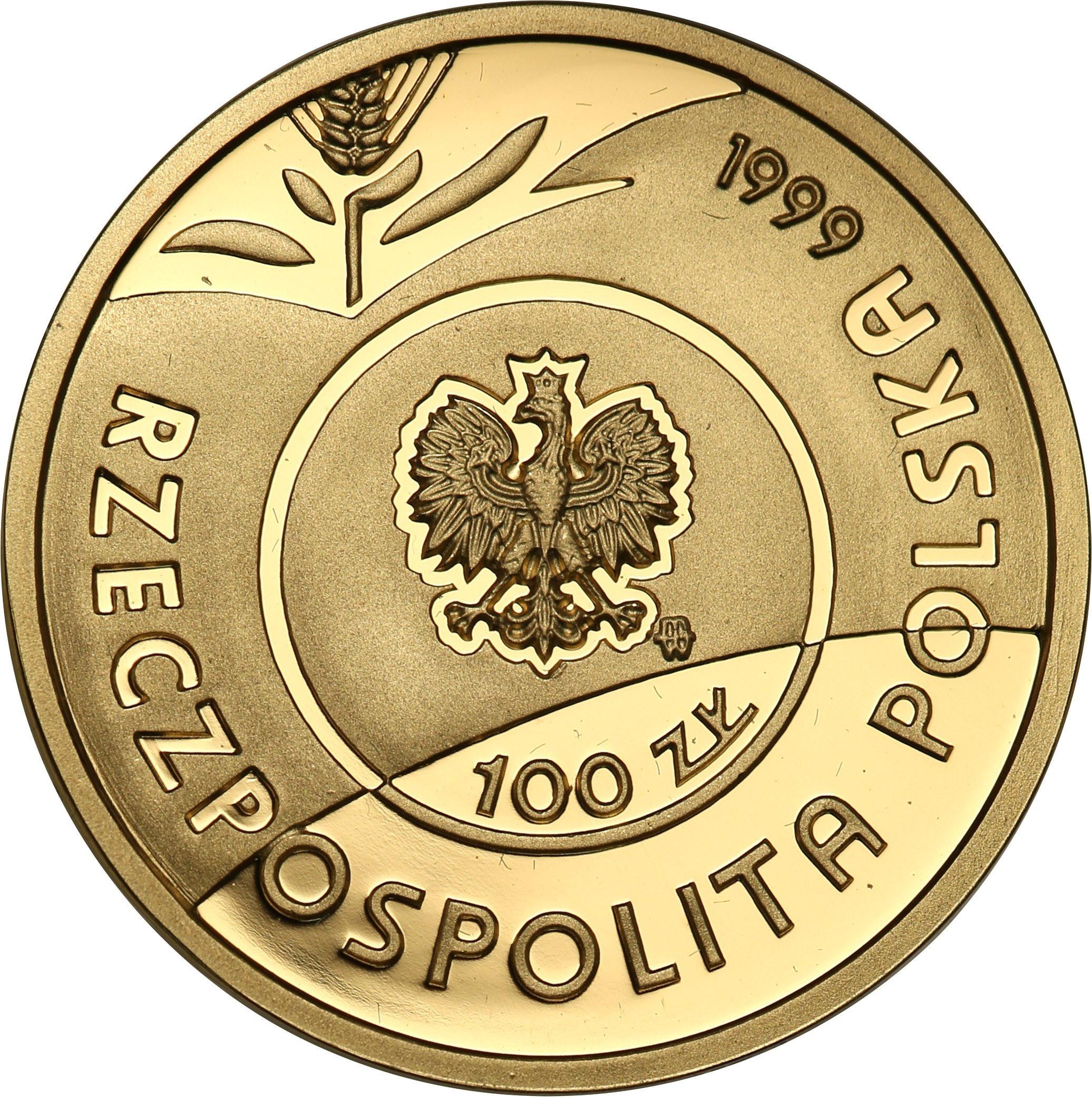 Polska. 100 złotych 1999 Jan Paweł II Papież Pielgrzym