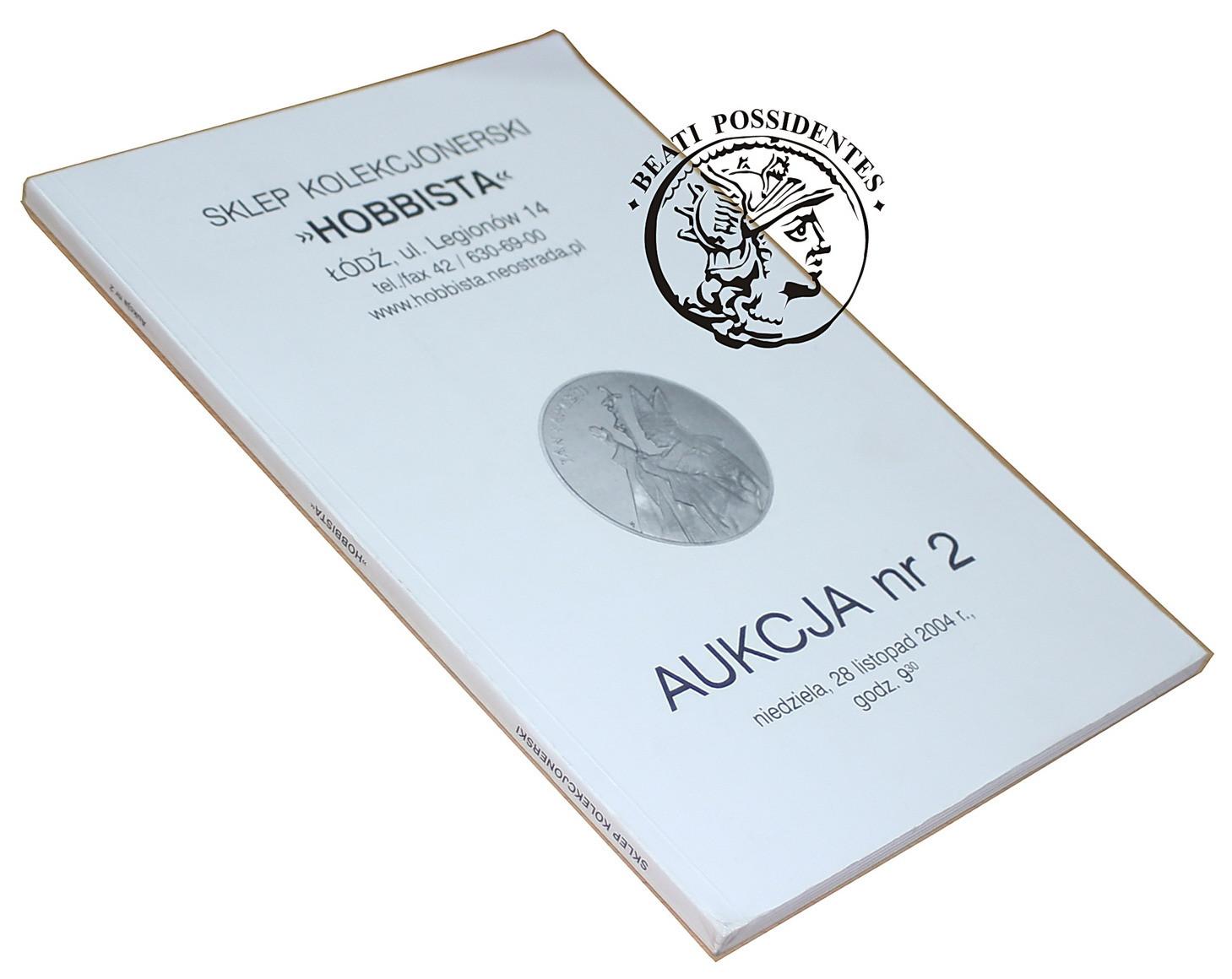 Katalog z aukcji nr 2 (28 listopada 2004 r). Sklep Kolekcjonerski HOBBISTA.