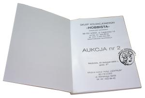 Katalog z aukcji nr 2 (28 listopada 2004 r). Sklep Kolekcjonerski HOBBISTA.