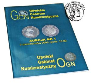 Katalog z Aukcji nr 1 - 3 pażdziernika 2004. Gliwickie Centrum