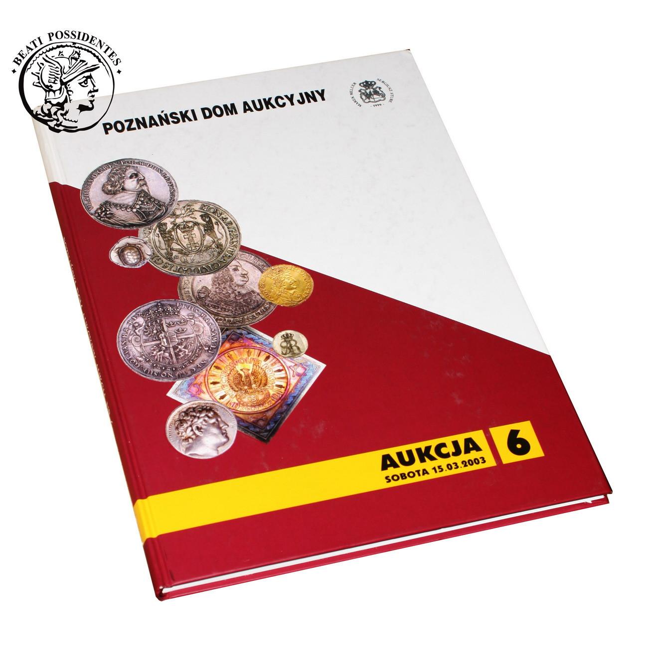 Katalog aukcyjny PDA&PGN;Aukcja nr 6 - 15.03.2003 r.