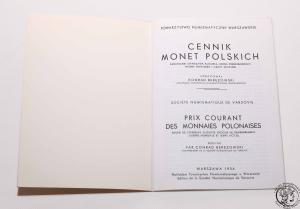 Berezowski Konrad, Cennik Monet Polskich 1764-1933