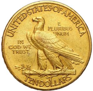 USA. 10  $ dolarów Indianin 1909 Filadelfia