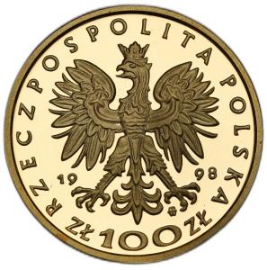 100 złotych 1998 Zygmunt III Waza