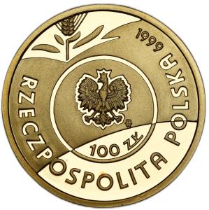 100 złotych 1999 Jan Paweł II Papież Pielgrzym