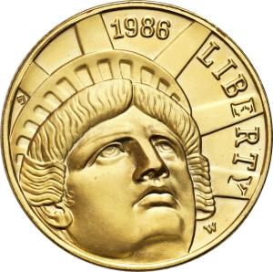 USA 5 dolarów 1986 Liberty - ZŁOTO