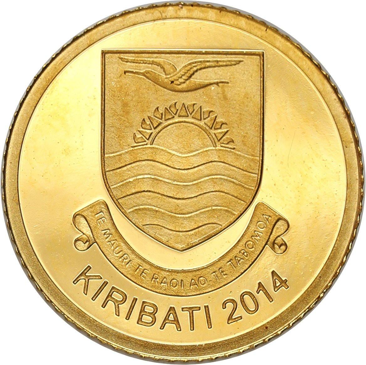 Kiribati Wyspy Bożego Narodzenia 2 dolary 2014 Boże Narodzenie ZŁOTO