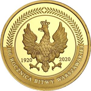 Medal Bitwa Warszawska 1920 ZŁOTO