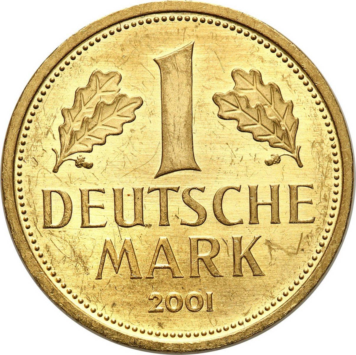 Niemcy 1 Marka 2001 F pożegnalna (Abschiedmark)