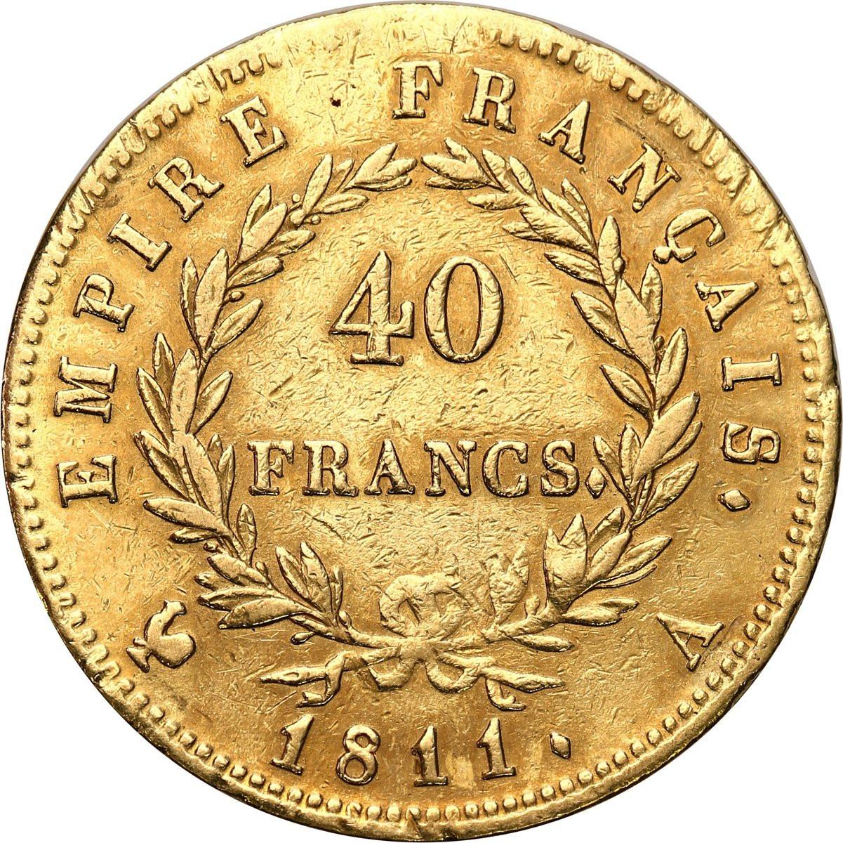 Francja. 40 franków 1811 A