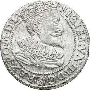 Zygmunt III Waza. Szóstak (6 groszy) 1596, Malbork - ŁADNY