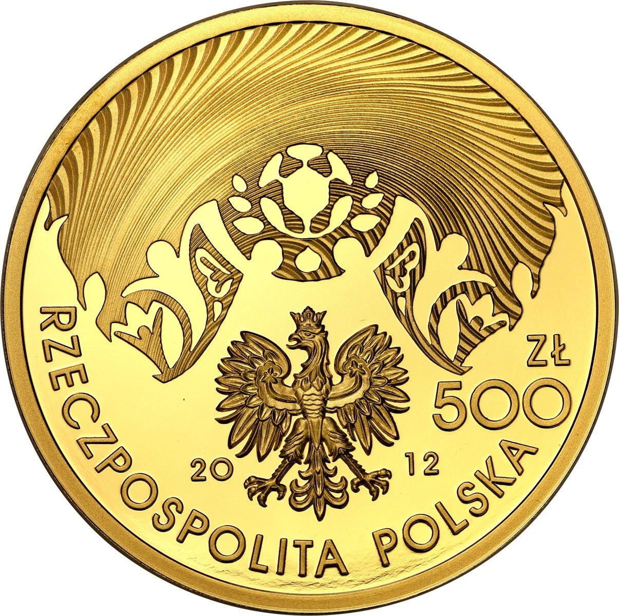 500 złotych 2012 UEFA EURO Piłka Nożna Polska-Ukraina - 2 uncje złota