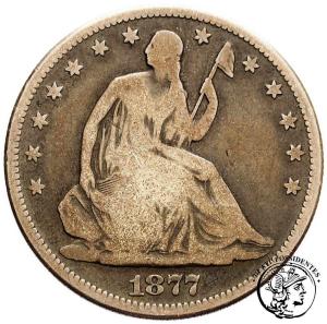 USA, 1/2 $ dolara 1877 st.3-