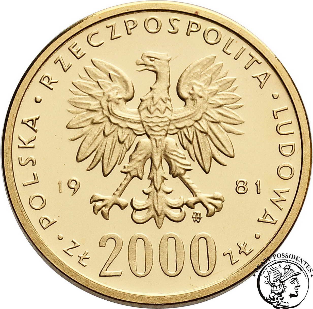 Polska PRL 2000 złotych 1981 Władysław I Herman st. L