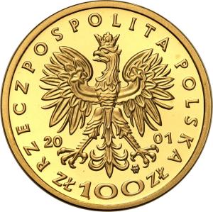 III RP 100 złotych 2001 Władysław I Łokietek
