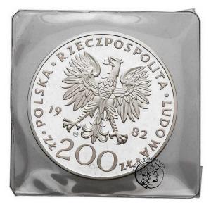 Polska PRL 200 złotych 1982 Jan Paweł II lustrzanka st. L