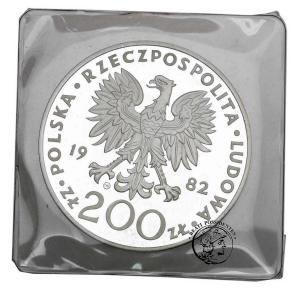 Polska PRL 200 złotych 1982 Jan Paweł II lustrzanka st. L