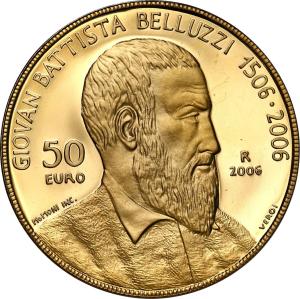 San Marino. 50 euro 2006  Battista Belluzzi