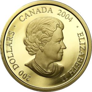 Kanda. 200 Dolarów 2004 Elżbieta II - Twarze