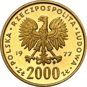 2000 złotych 1977 Fryderyk Chopin
