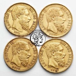 Belgia 20 Franków Leopold II st. 3