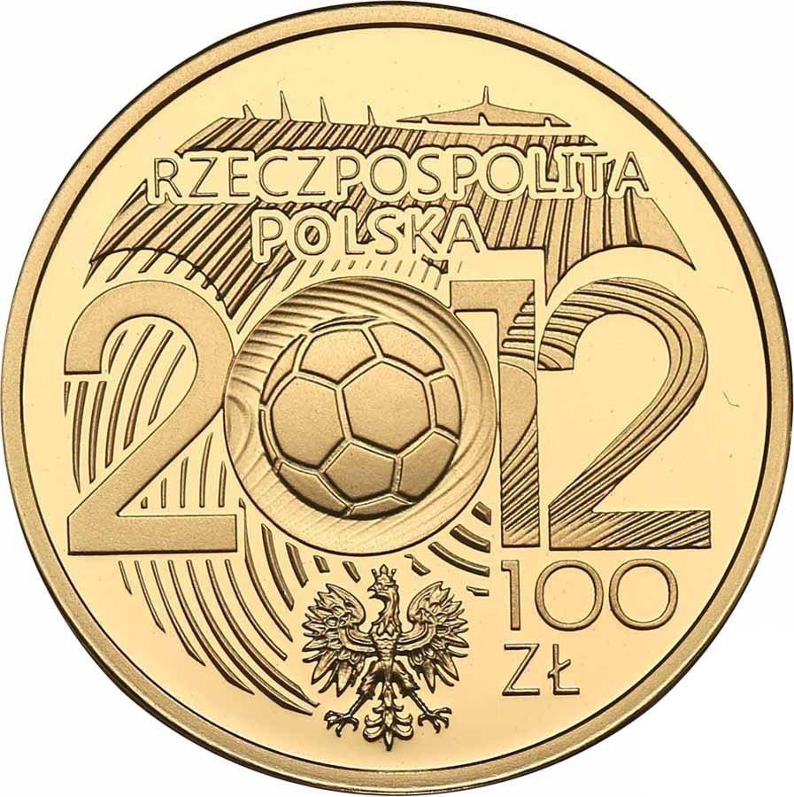 III RP 100 złotych 2012 EURO piłka nożna