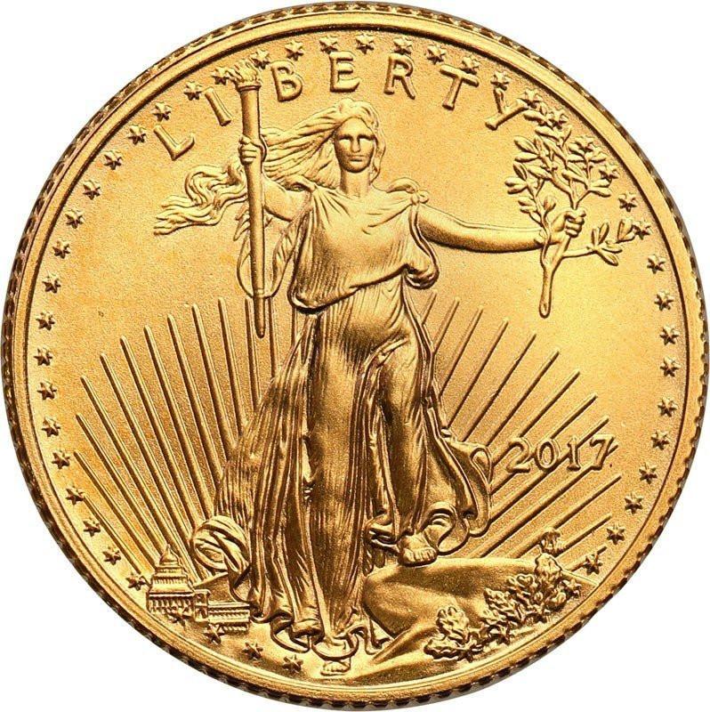 USA 5 dolarów 2017 (1/10 uncji złota)