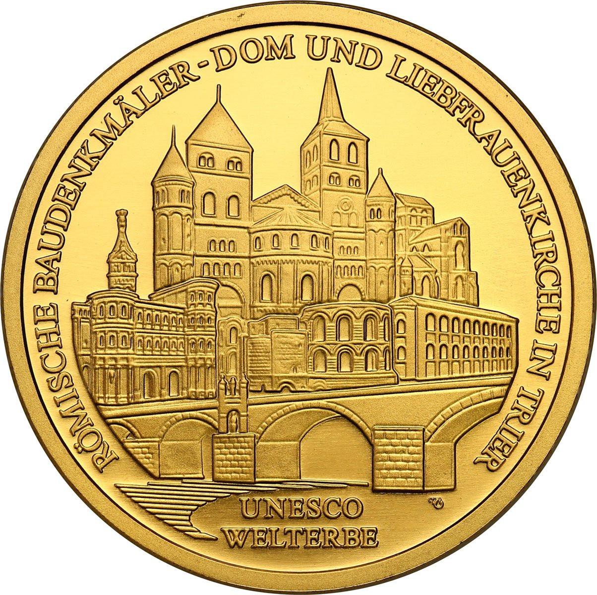 Niemcy. 100 euro 2009 D - UNESCO Zamek - 1/2 uncji złota