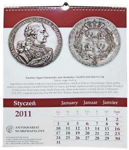 Kalendarz numizmatyczny 2011 NIEMCZYK - limitowana edycja!